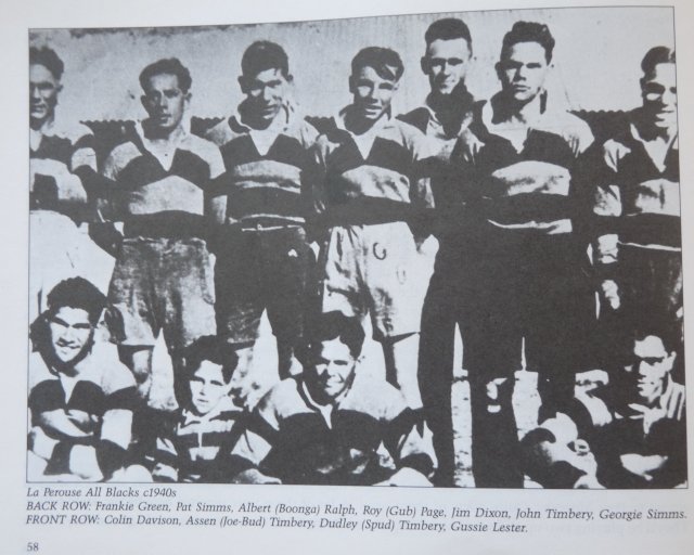 La Perouse All Blacks 1940's